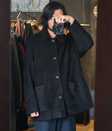 SSSTEIN 25AW "COW SUEDE CAR JACKET"