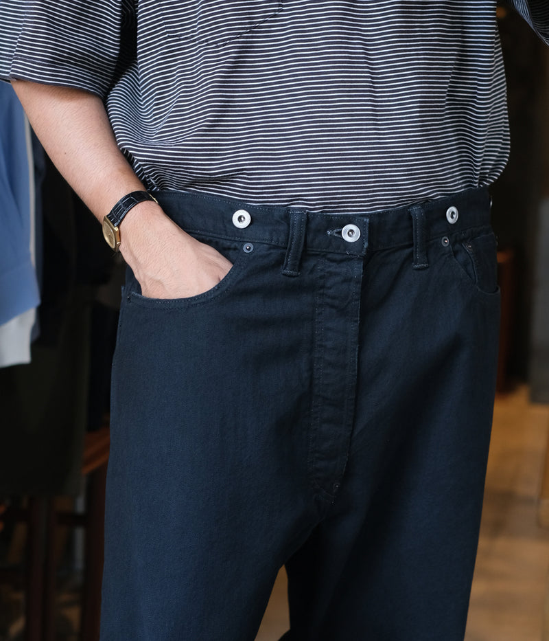 A.PRESSE 2025 Style2 "No.22 Washed Wide Denim Pants"