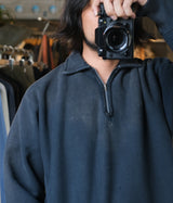A.PRESSE 2025 Style2 "Vintage Half Zip Sweat Shirt"