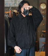 SSSTEIN 25AW "COW SUEDE ZIP SHORT JACKET"