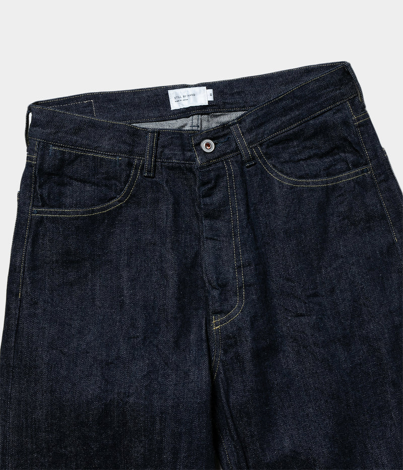 STILL BY HAND "DN0193" 5pocket denim pants
