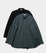 STILL BY HAND "SH01253"Garment-dye over shirt