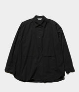 STILL BY HAND "SH01253"Garment-dye over shirt