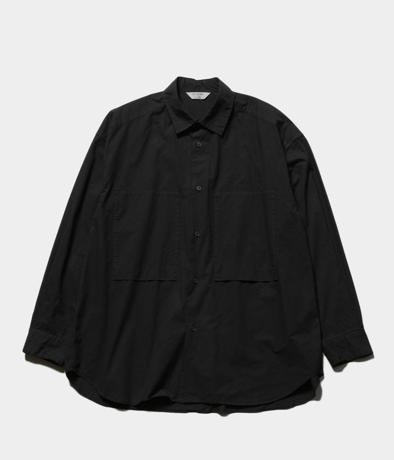 STILL BY HAND "SH01253"Garment-dye over shirt