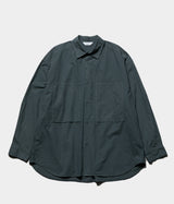 STILL BY HAND "SH01253"Garment-dye over shirt