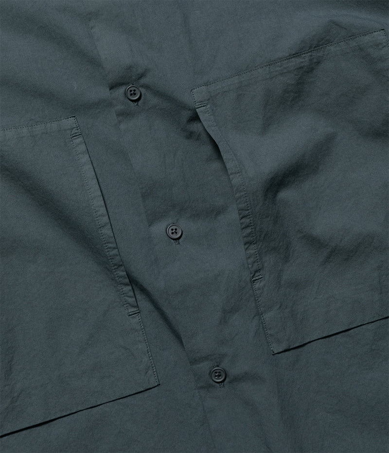 STILL BY HAND "SH01253"Garment-dye over shirt