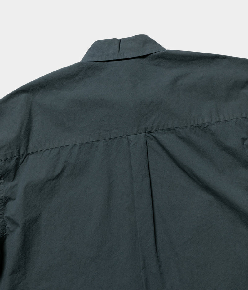 STILL BY HAND "SH01253"Garment-dye over shirt