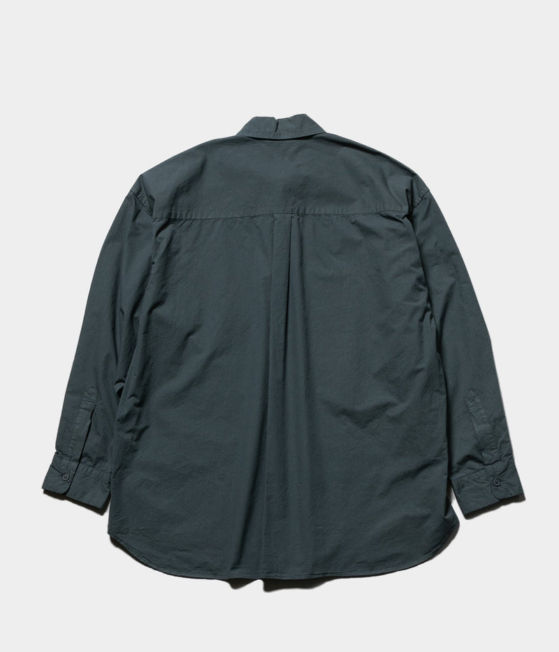 STILL BY HAND "SH01253"Garment-dye over shirt