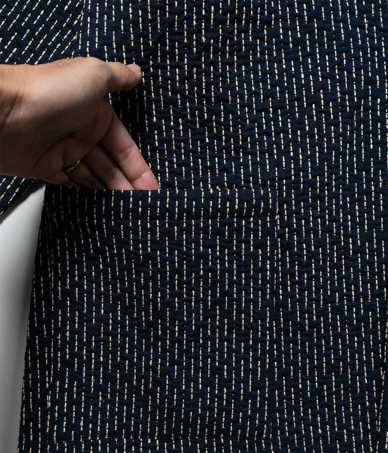 MITTAN "JK-80" Padded Sashiko Woven Jacket 2