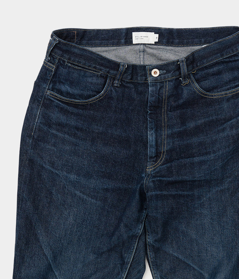 STILL BY HAND "DN0193" 5pocket denim pants