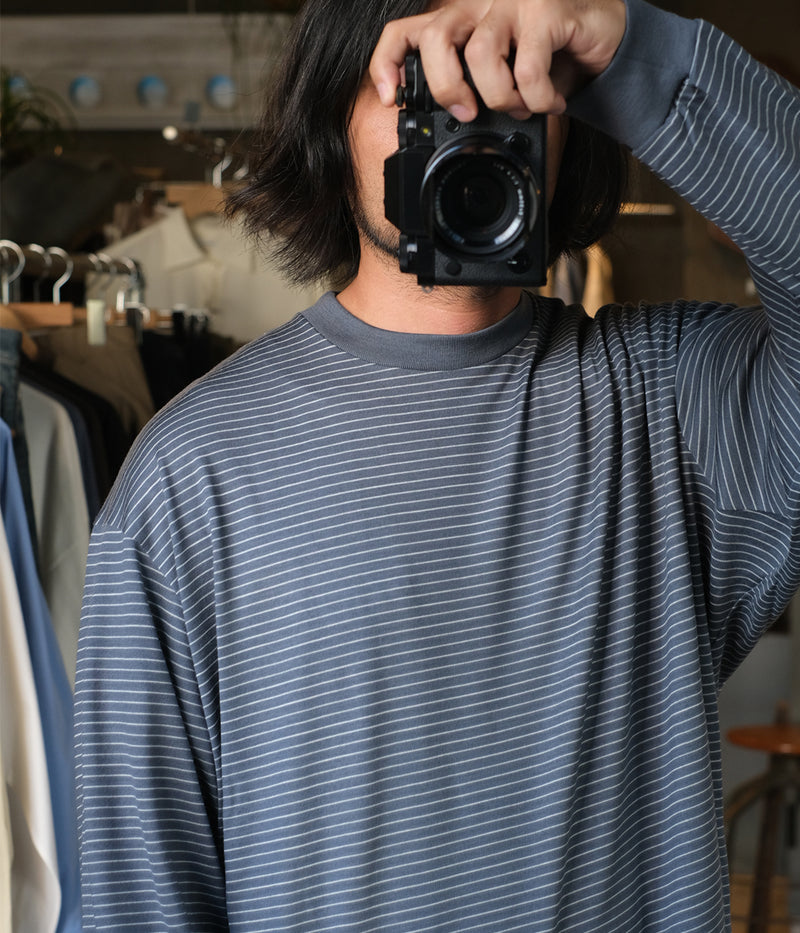 PRODUCT TWELVE 25AW "Super 140’s Melino Wool Long Sleeve T-shirt"