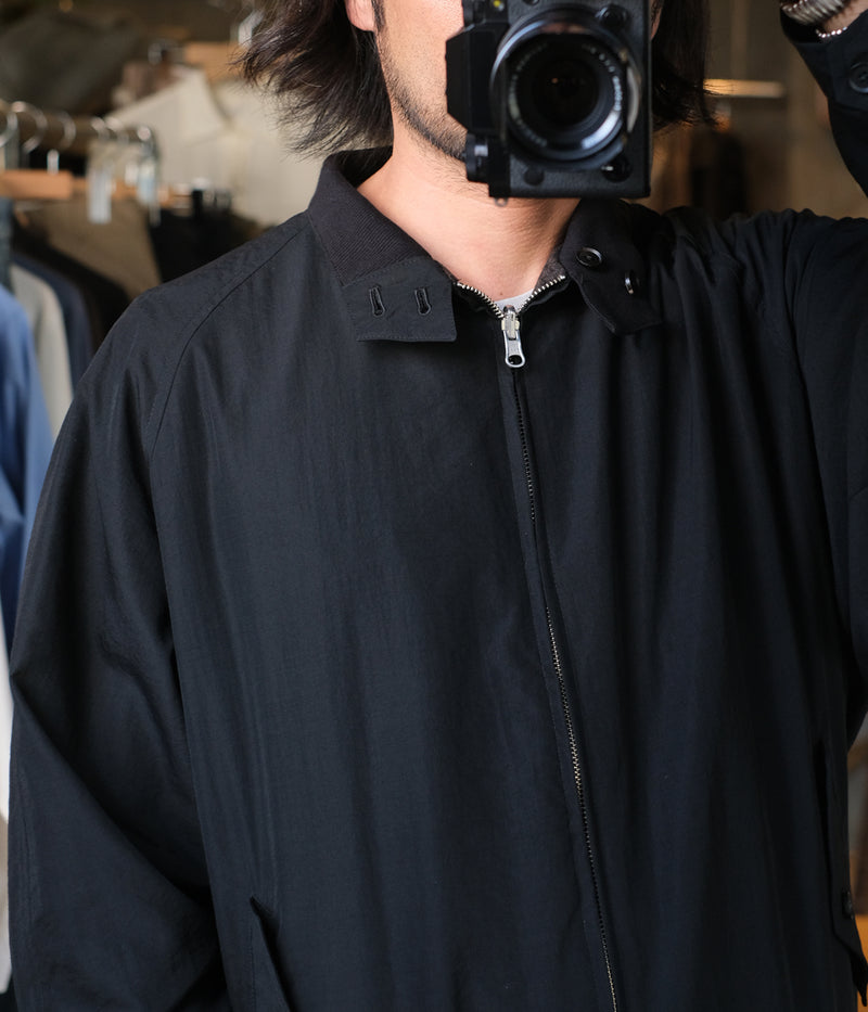 YOKE 25AW "Wool Nylon Reversible Harrington Jacket"