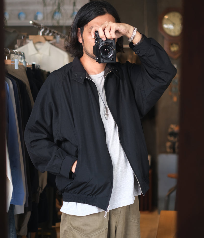 YOKE 25AW "Wool Nylon Reversible Harrington Jacket"