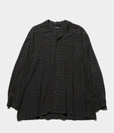 MAATEE＆SONS "OP COLLLAR SHIRTS RAYON強撚 BRCHECK"
