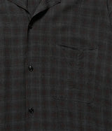 MAATEE＆SONS "OP COLLLAR SHIRTS RAYON強撚 BRCHECK"