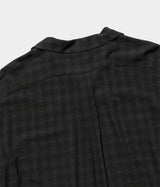 MAATEE＆SONS "OP COLLLAR SHIRTS RAYON強撚 BRCHECK"