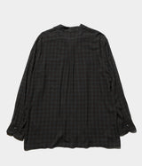 MAATEE＆SONS "OP COLLLAR SHIRTS RAYON強撚 BRCHECK"