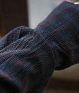 MAATEE＆SONS "OP COLLLAR SHIRTS RAYON強撚 BRCHECK"