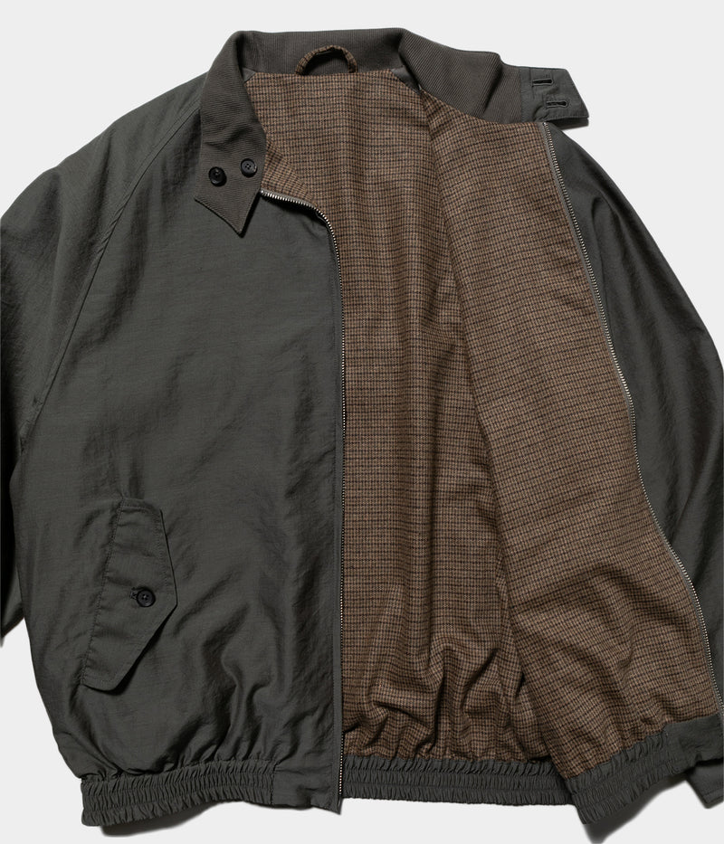 YOKE 25AW "Wool Nylon Reversible Harrington Jacket"