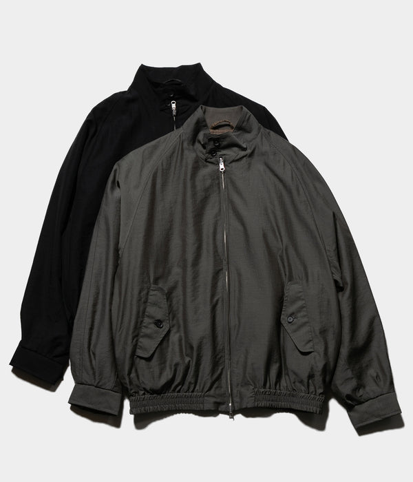 YOKE 25AW "Wool Nylon Reversible Harrington Jacket"