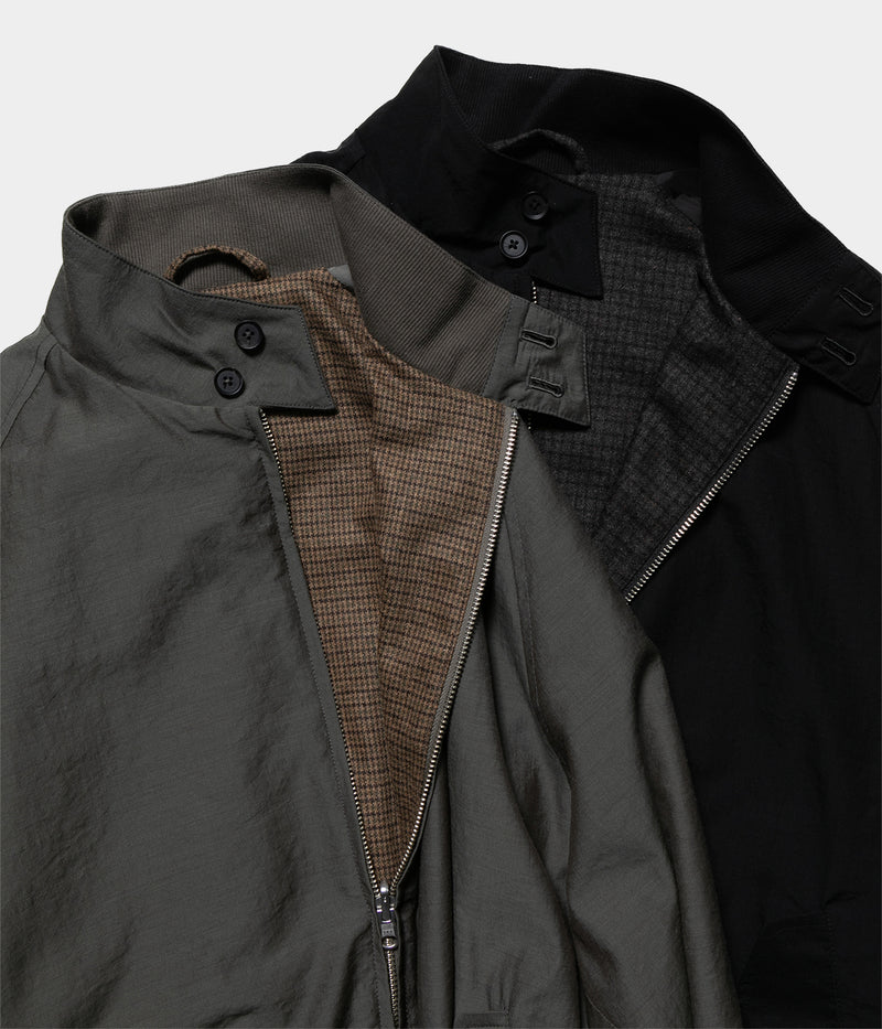 YOKE 25AW "Wool Nylon Reversible Harrington Jacket"