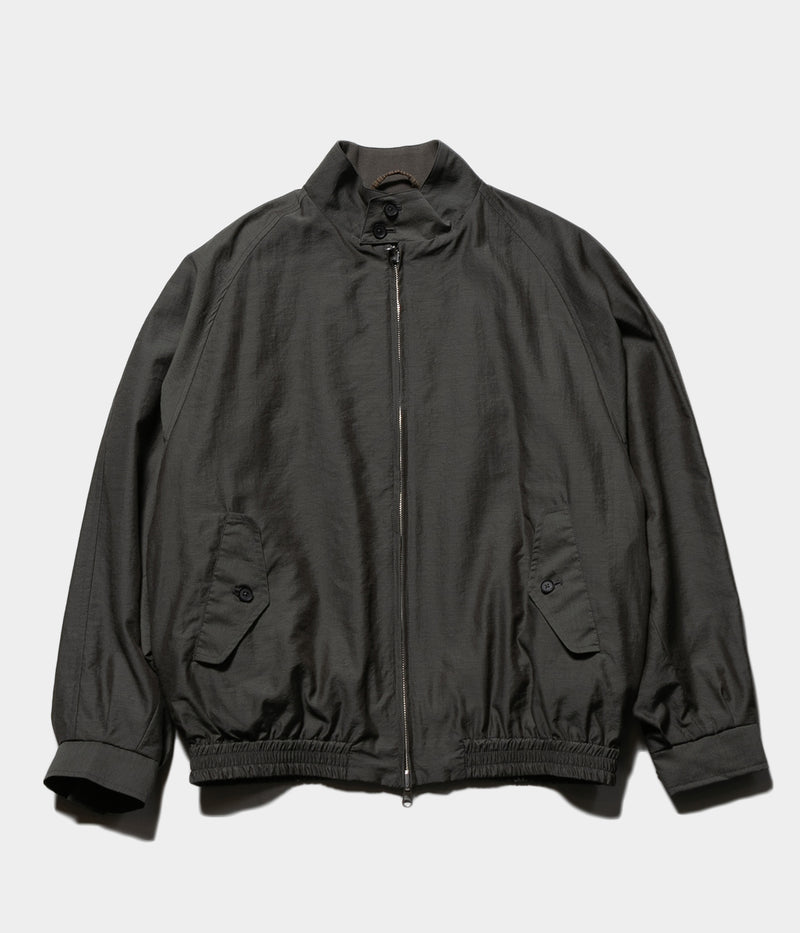 YOKE 25AW "Wool Nylon Reversible Harrington Jacket"