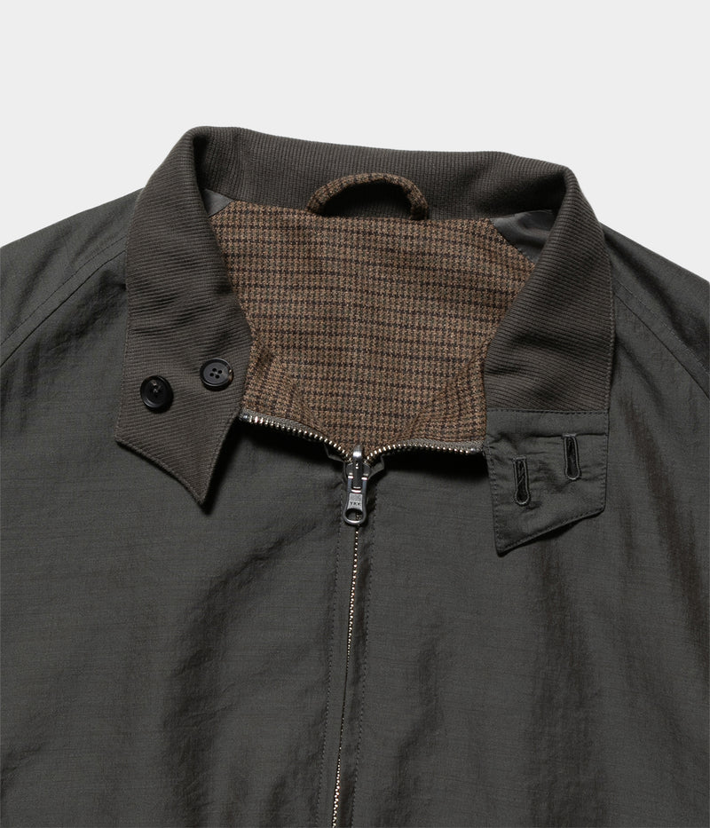 YOKE 25AW "Wool Nylon Reversible Harrington Jacket"