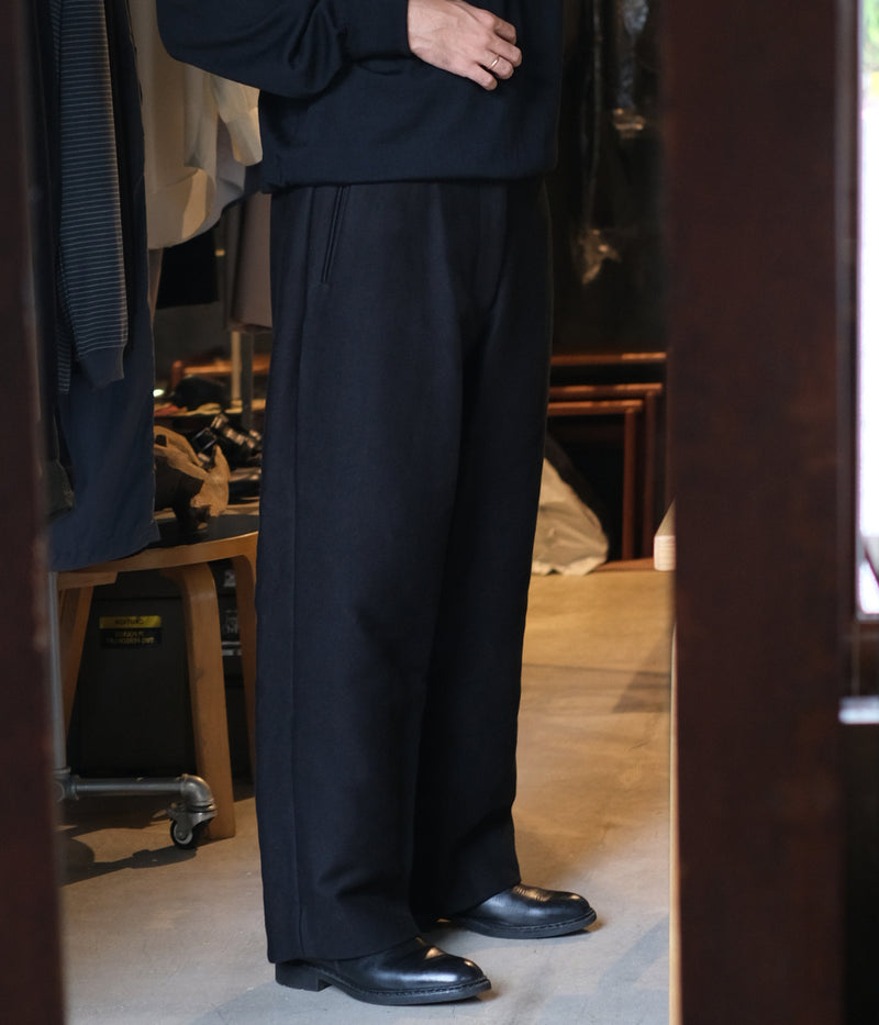 A.PRESSE 2025 Style2 "Cotton Moleskin Wide Trousers"