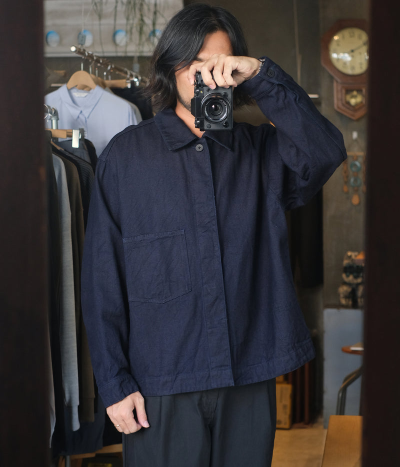 STILL BY HAND "DN03253"12oz denim jacket