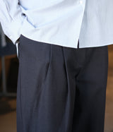 STILL BY HAND "PT06253"Deep tuck pressed pants