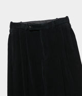 A.PRESSE 2025 Style2 "Wool Corduroy Wide Tapered Trousers"