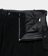 A.PRESSE 2025 Style2 "Wool Corduroy Wide Tapered Trousers"