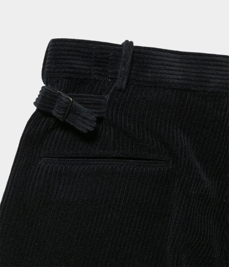 A.PRESSE 2025 Style2 "Wool Corduroy Wide Tapered Trousers"