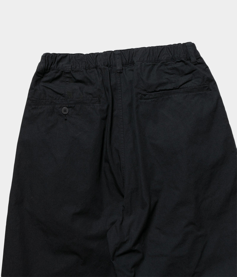 STILL BY HAND "PT02253"Garment-dye deep tuck pants