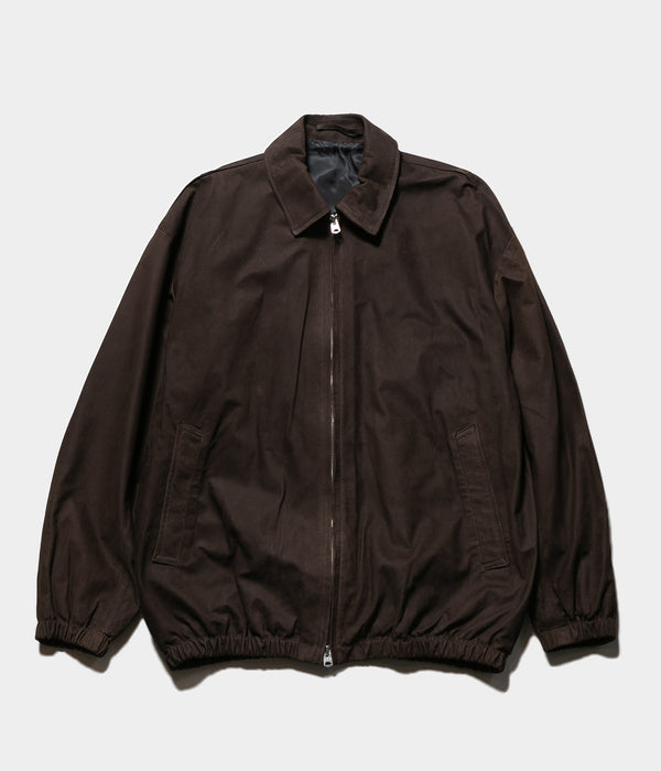 YOKO SAKAMOTO "ZIP BLOUSON BROWN-NU"