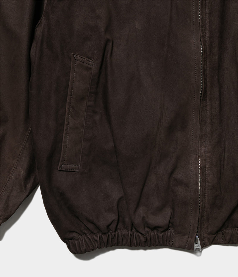 YOKO SAKAMOTO "ZIP BLOUSON BROWN-NU"