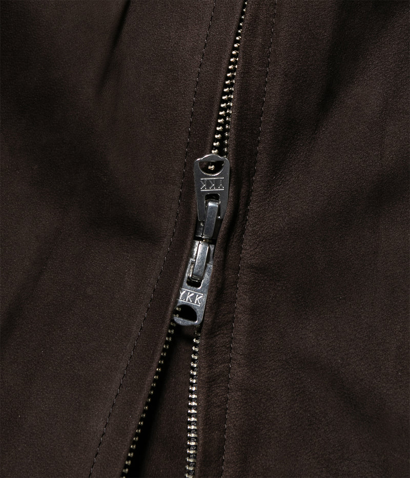 YOKO SAKAMOTO "ZIP BLOUSON BROWN-NU"