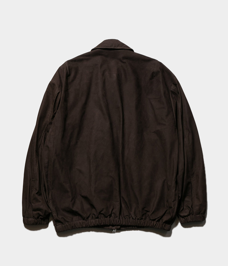 YOKO SAKAMOTO "ZIP BLOUSON BROWN-NU"