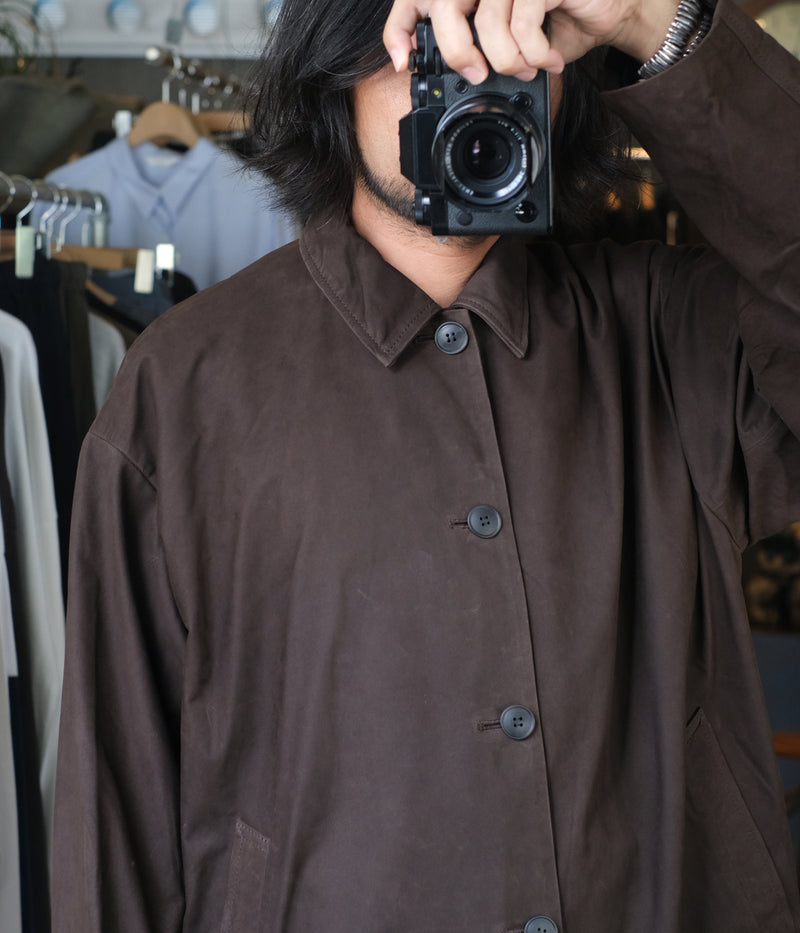 YOKO SAKAMOTO "COACH JACKET BROWN-NU"