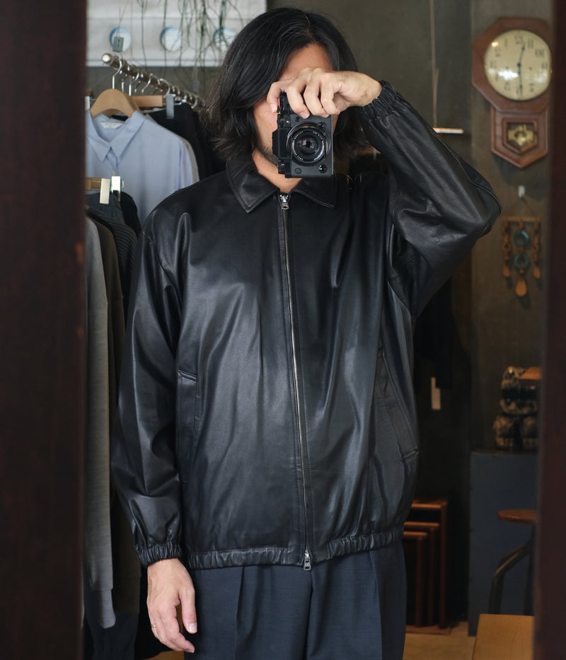 YOKO SAKAMOTO "ZIP BLOUSON BLACK-FG"