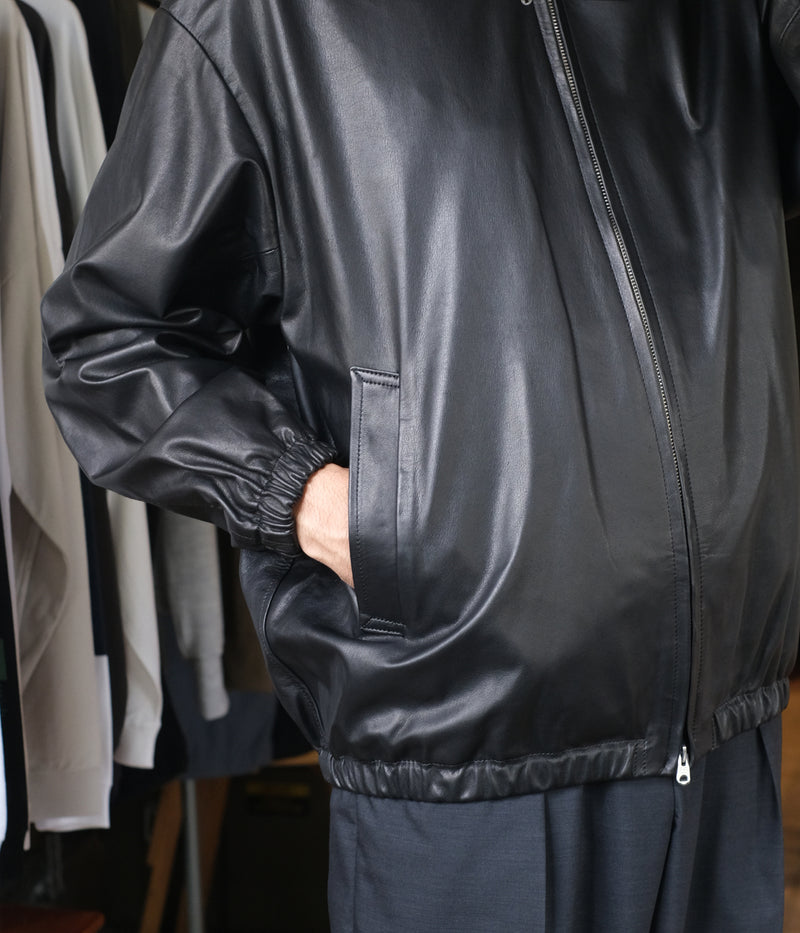 YOKO SAKAMOTO "ZIP BLOUSON BLACK-FG"