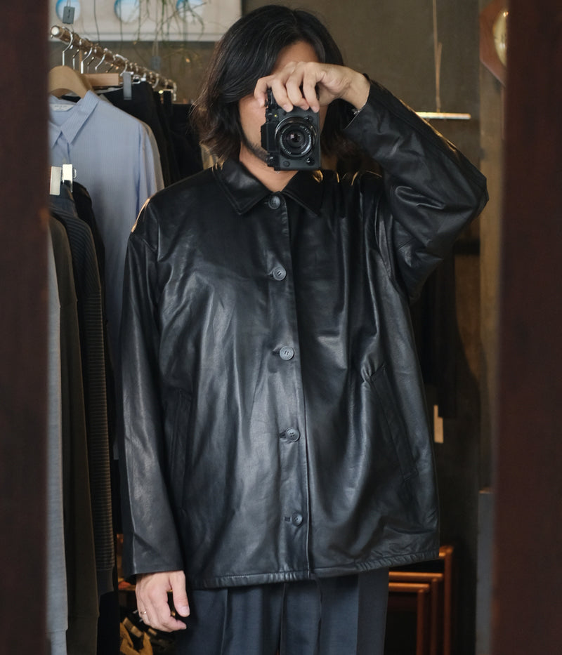 YOKO SAKAMOTO "COACH JACKET BLACK-FG"