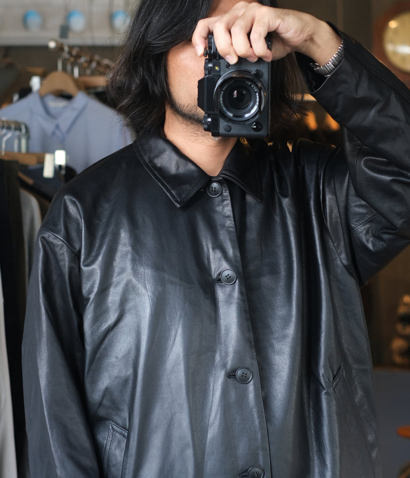 YOKO SAKAMOTO "COACH JACKET BLACK-FG"