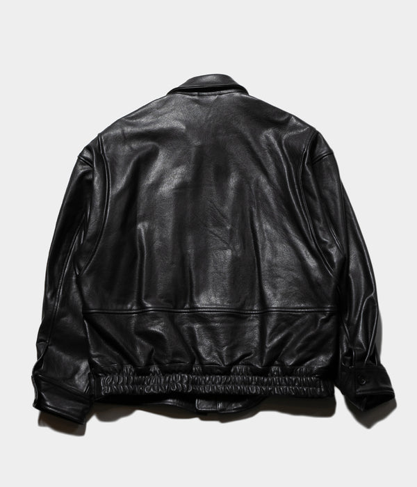 YOKE 25AW "Leather Flight Jacket"