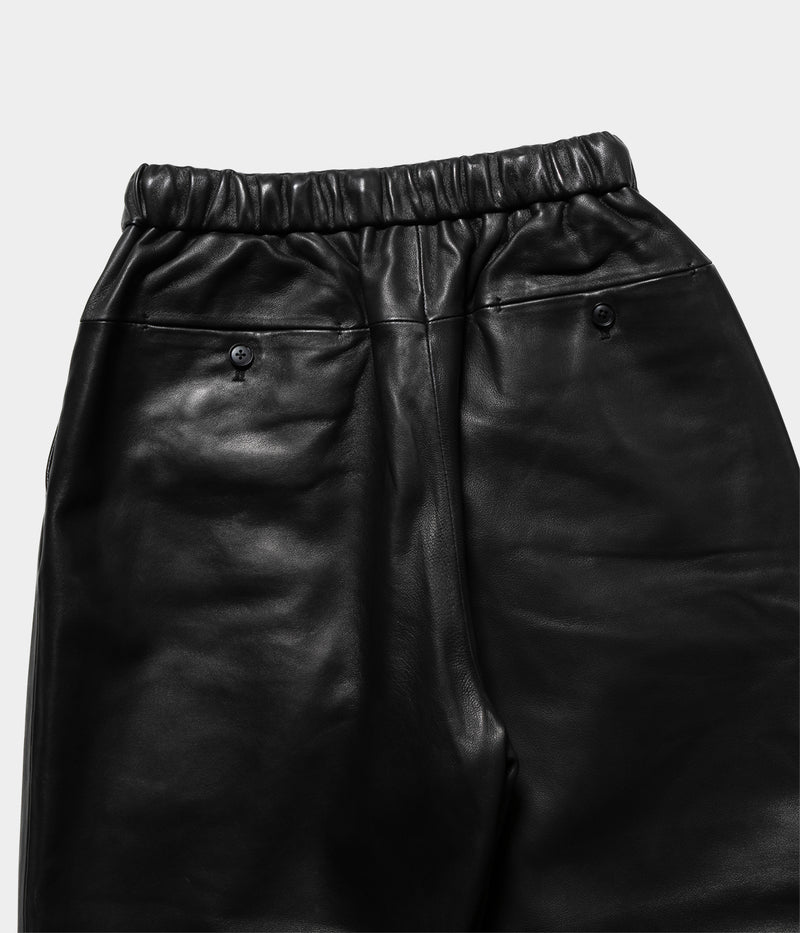 YOKE 25AW "Sheep Leather Easy Pants"