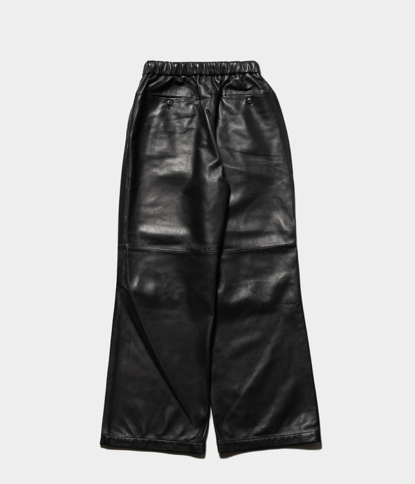 YOKE 25AW "Sheep Leather Easy Pants"