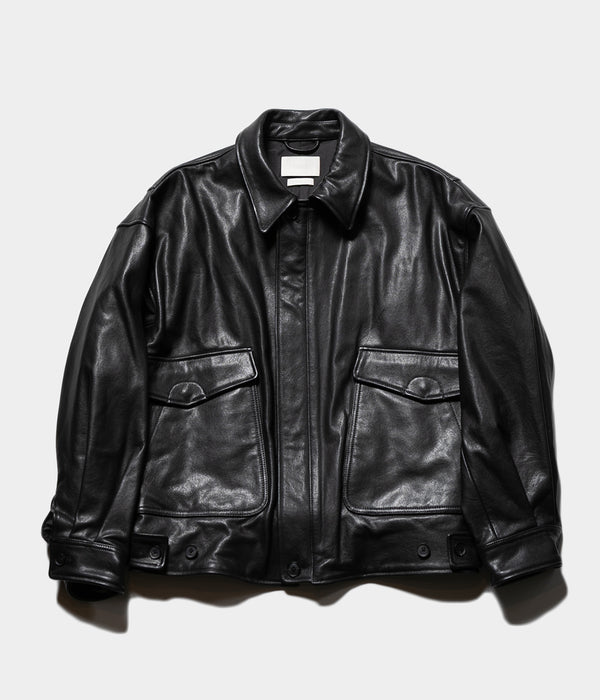 YOKE 25AW "Leather Flight Jacket"