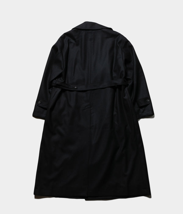 SSSTEIN 25AW "WOOL FLANNEL OVERSIZED DOUBLE BREASTED COAT"