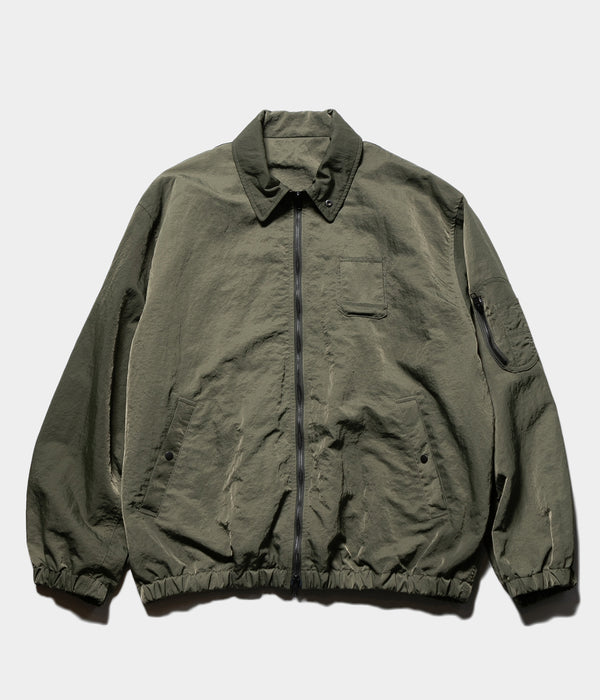 SSSTEIN 25AW "BIO WASHED NYLON OVERSIZED FIGHT JACKET"