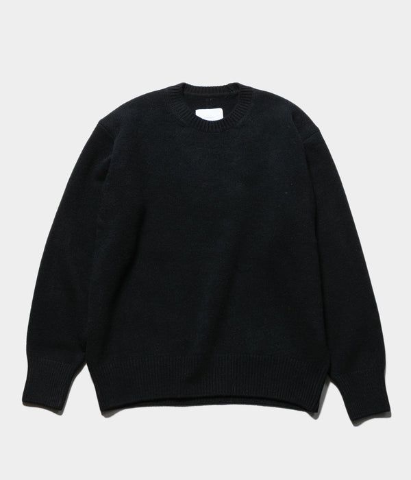 SSSTEIN 25AW "EXTRA FINE WOOL WARM KNIT CREW NECK LS"